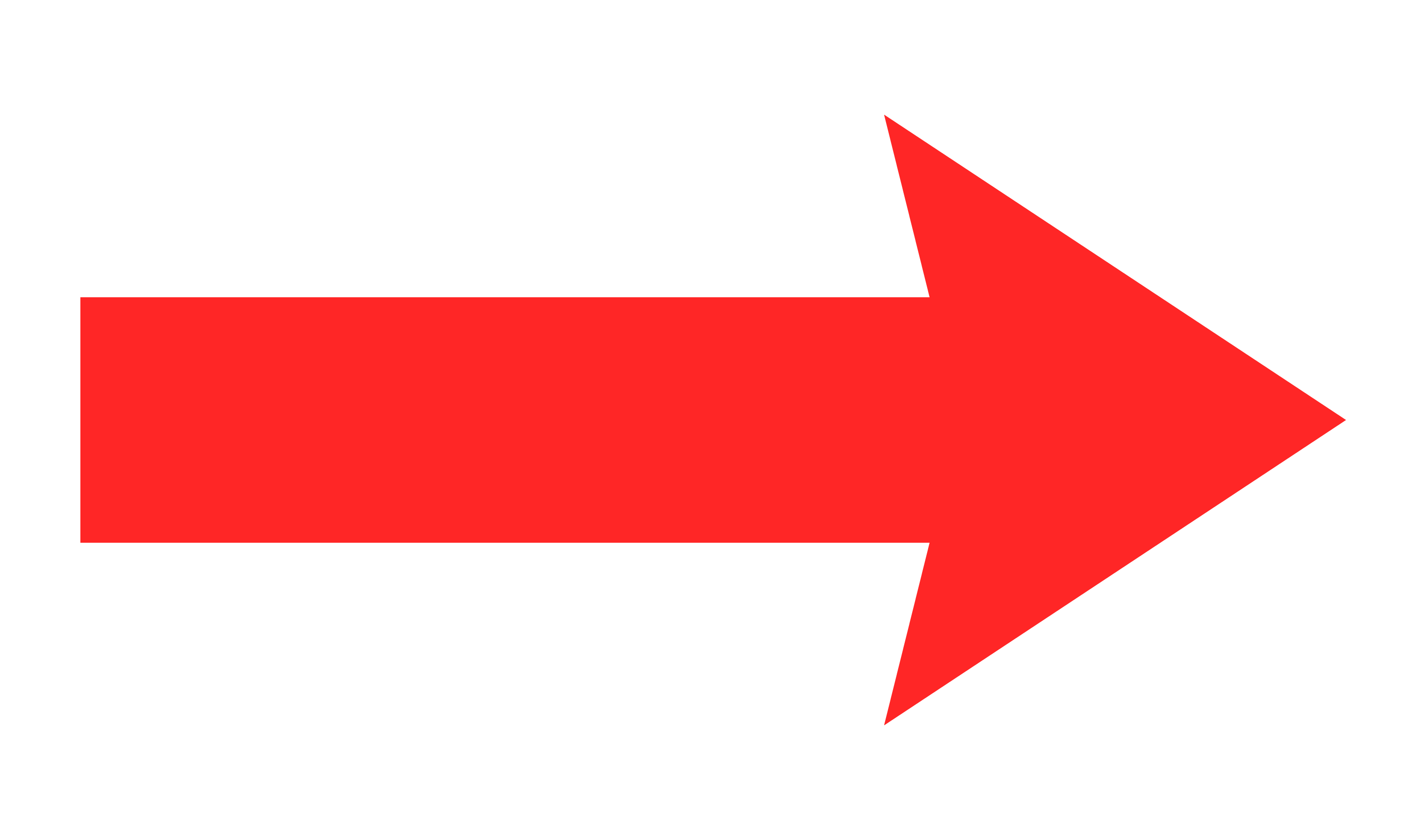 Red arrow PNG image with transparent background.