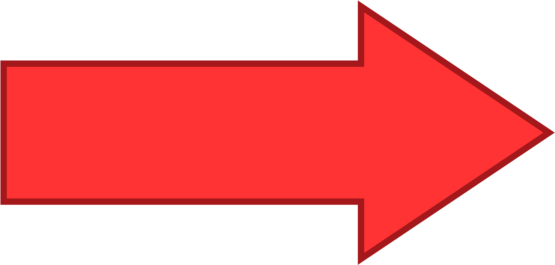 Красная стрелка PNG