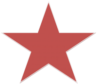 Estrella roja PNG