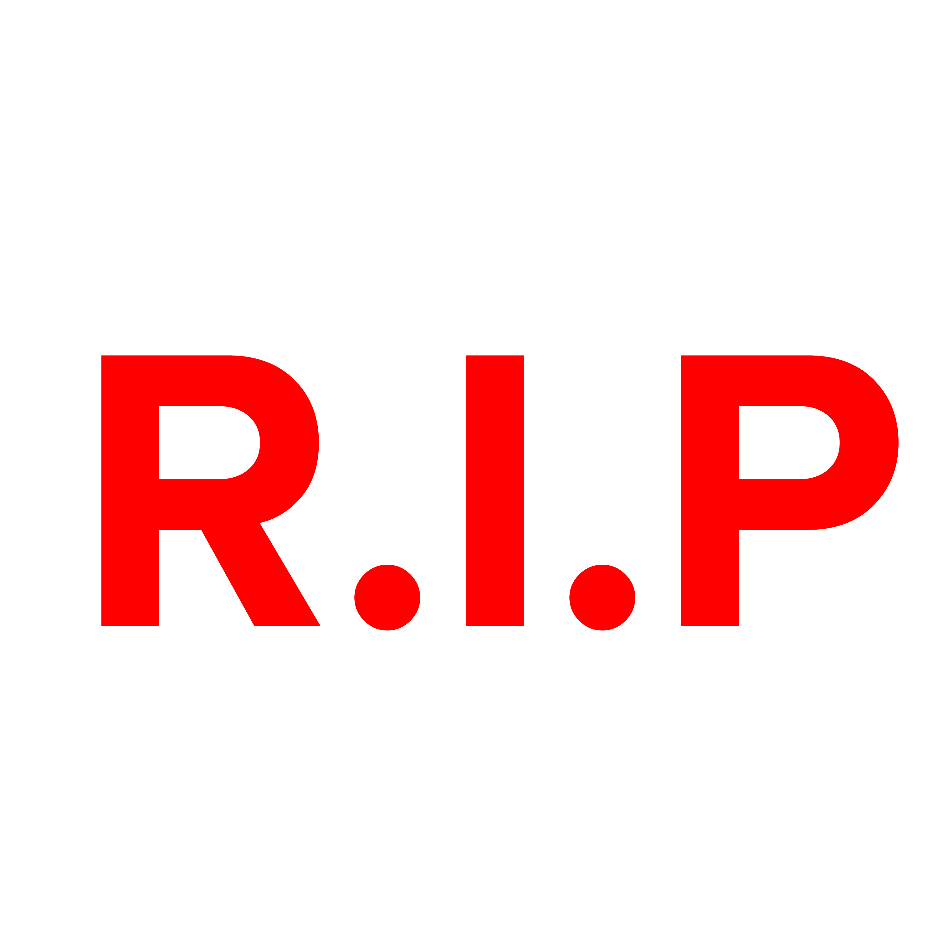 R.I.P PNG red transparent image download, size: 2419x2396px