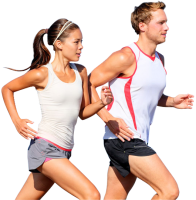 Running people PNG image