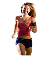 Running girl PNG image