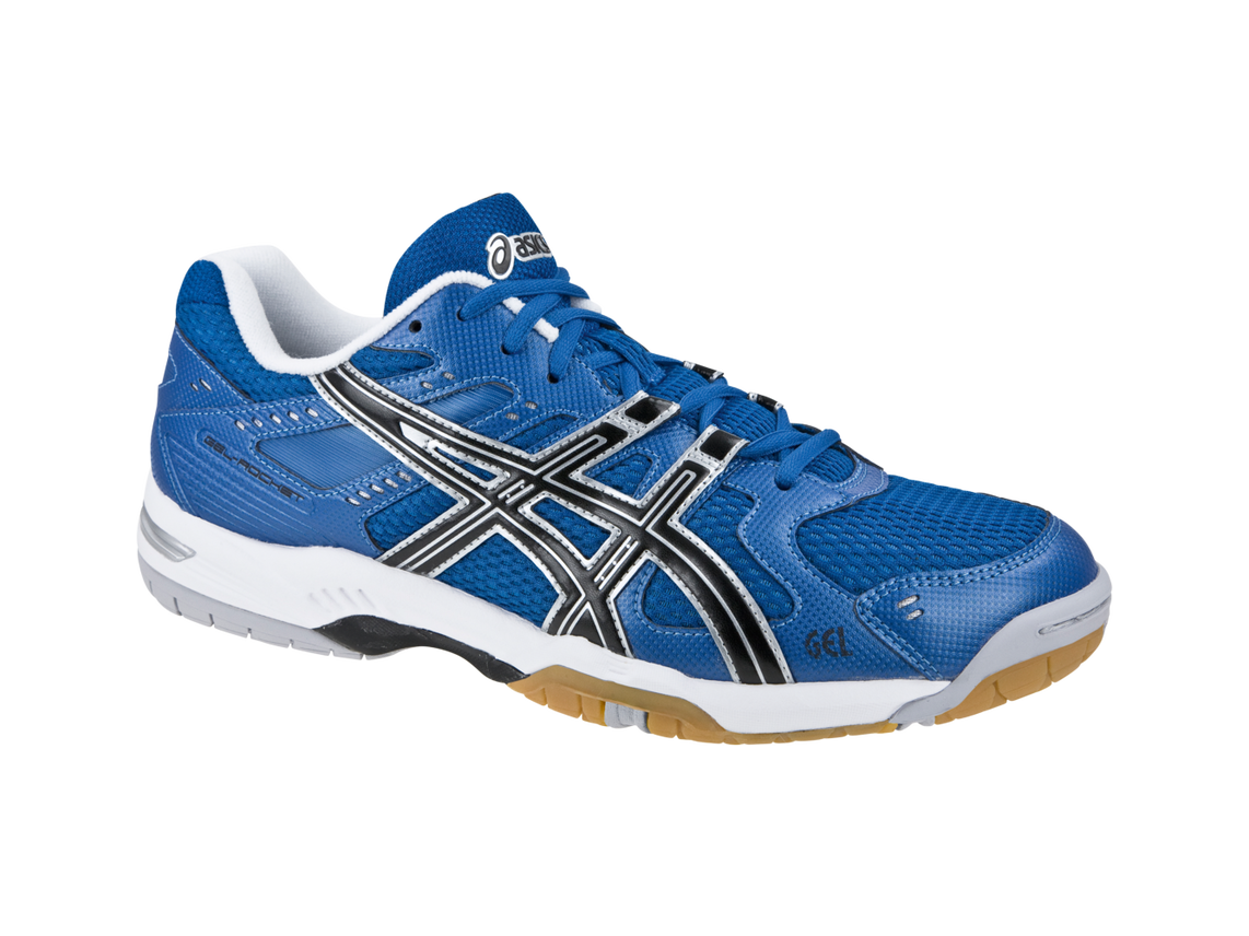 Blue Asics running shoes PNG image