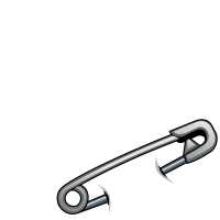 Safety pin PNG