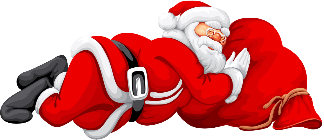 Santa Claus PNG image transparent image download, size: 1098x476px