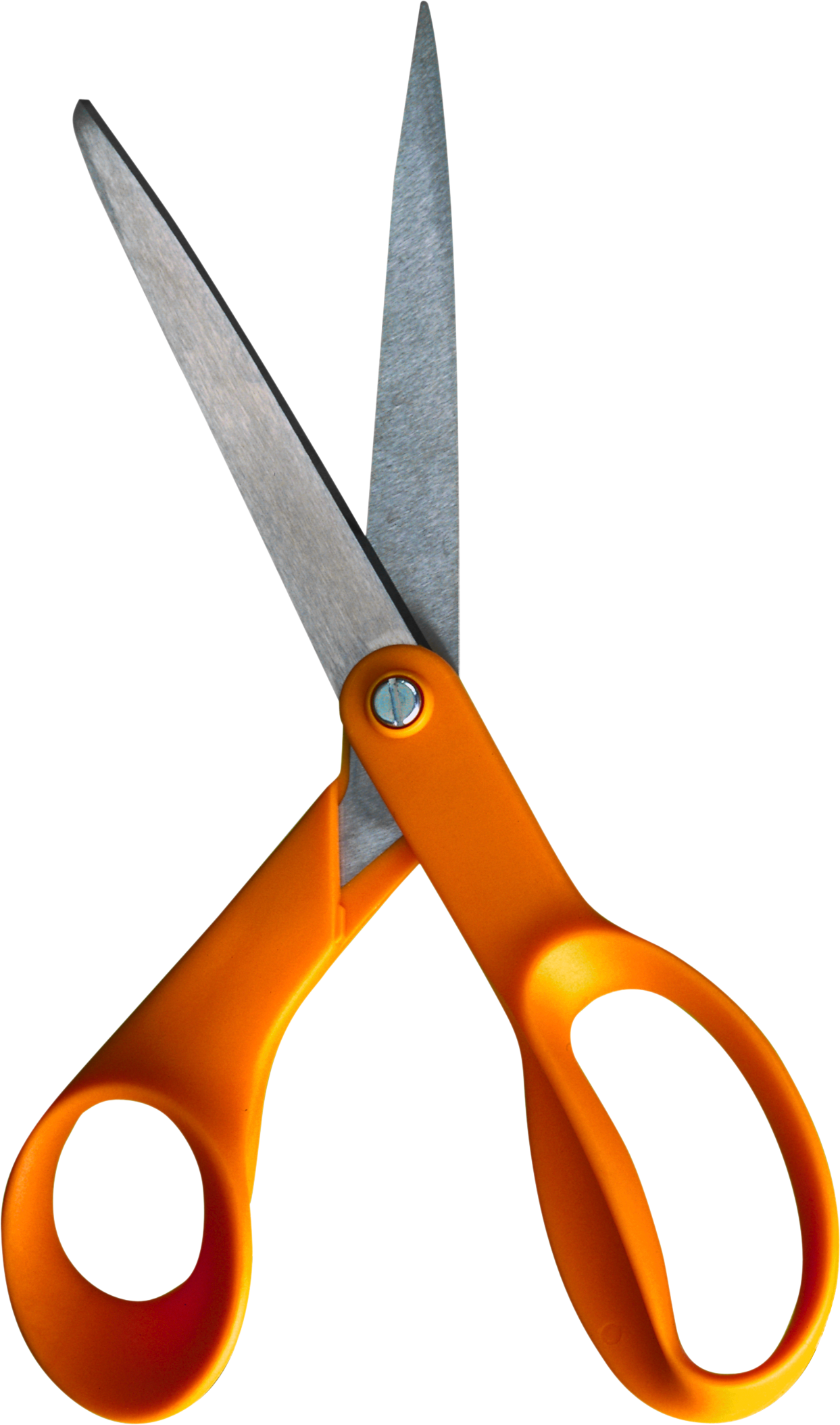 Orange Scissors PNG Image Download