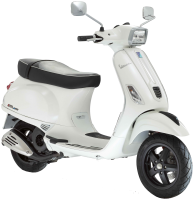 White scooter PNG image