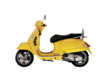 Yellow scooter PNG image