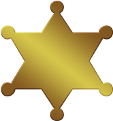 Sheriff badge PNG transparent image download, size: 166x177px