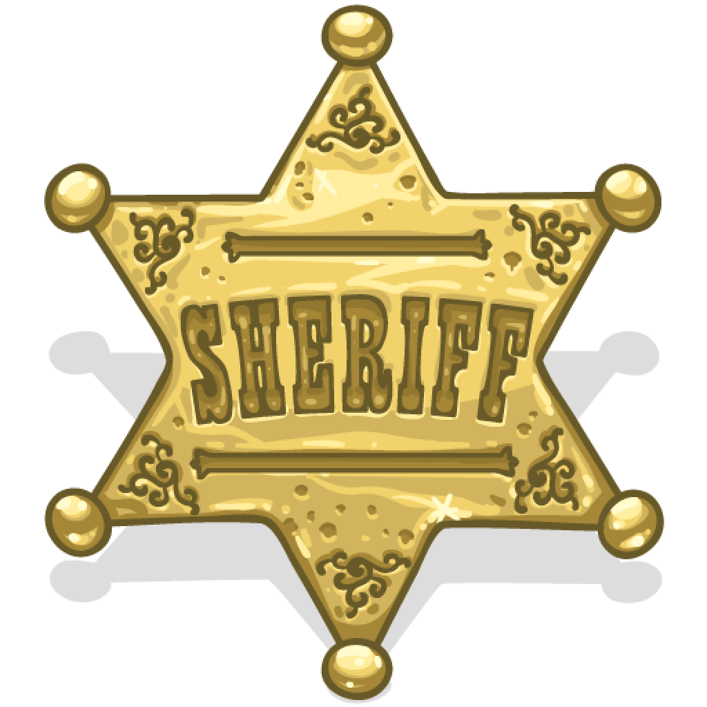 Insignia De Sheriff PNG