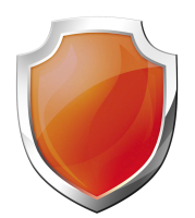 orange shield PNG image, free picture download