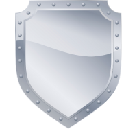 gray metal shield PNG image, free picture download