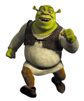 Shrek In Shrek 3 - Bust - 640x344 PNG Download - PNGkit