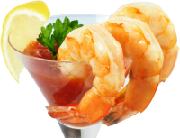 Shrimps cocktail PNG image