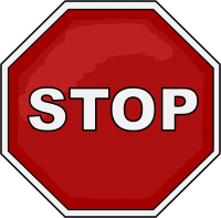 Sign stop PNG