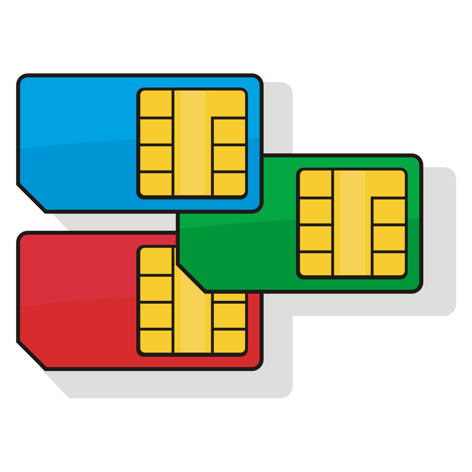 Sim cards PNG image