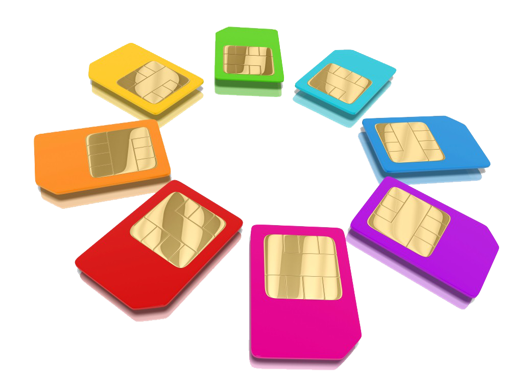 Sim cards PNG image