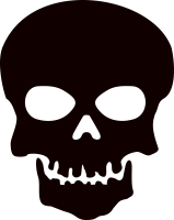 Skull logo PNG image