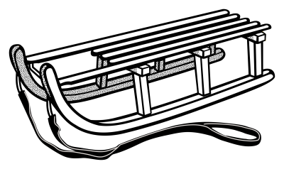 Sled PNG image free Download 