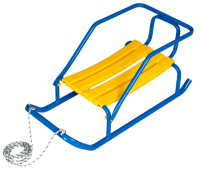 Yellow sled PNG