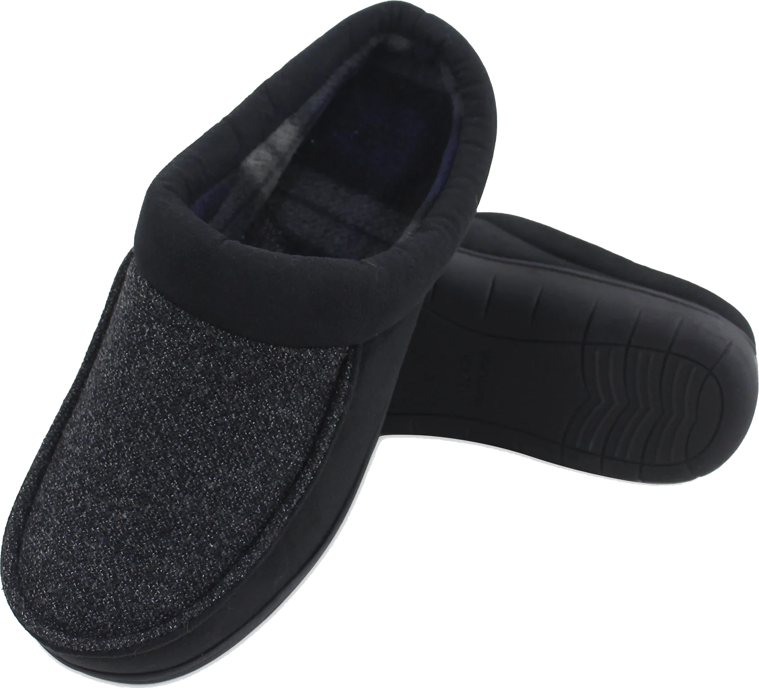 Slipper BÄR NOLA Donna - Mocassino In Pelle Verniciata Nera, Fodera In Pelle, Suola EVA, Comodo E Senza Dita Strette