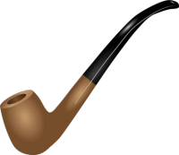 Smoking pipe PNG transparent