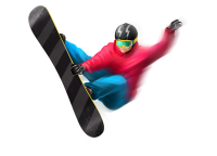Человек на сноуборде PNG фото