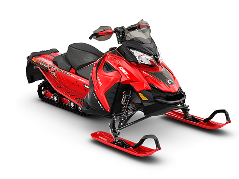 Snowmobile PNG red picture