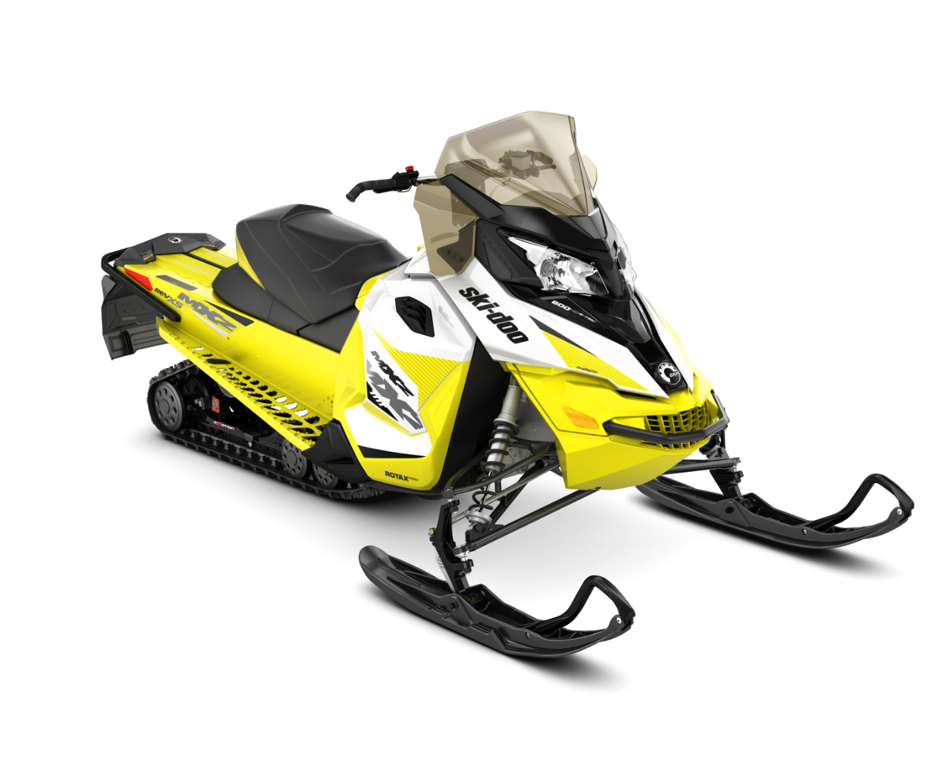 Snowmobile PNG yellow