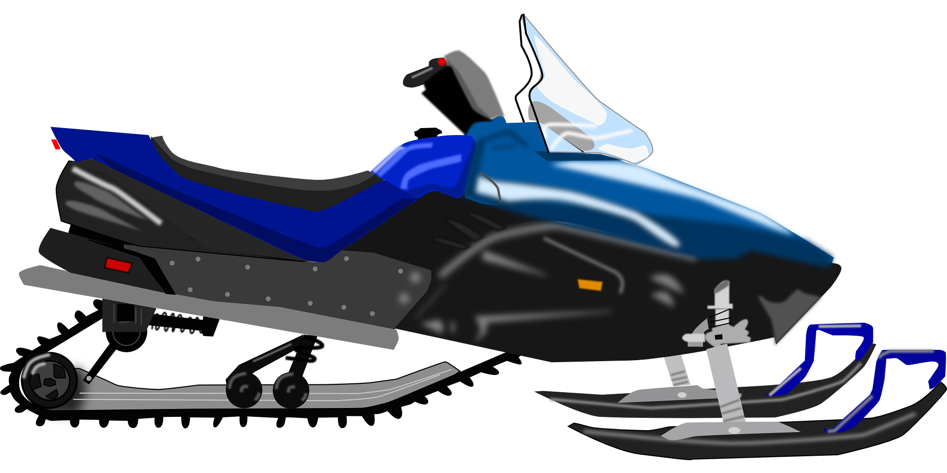 Snowmobile PNG image