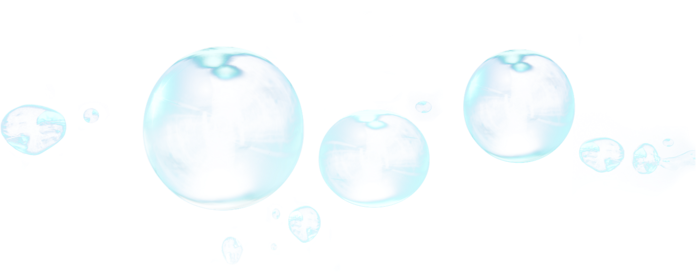 soap bubbles