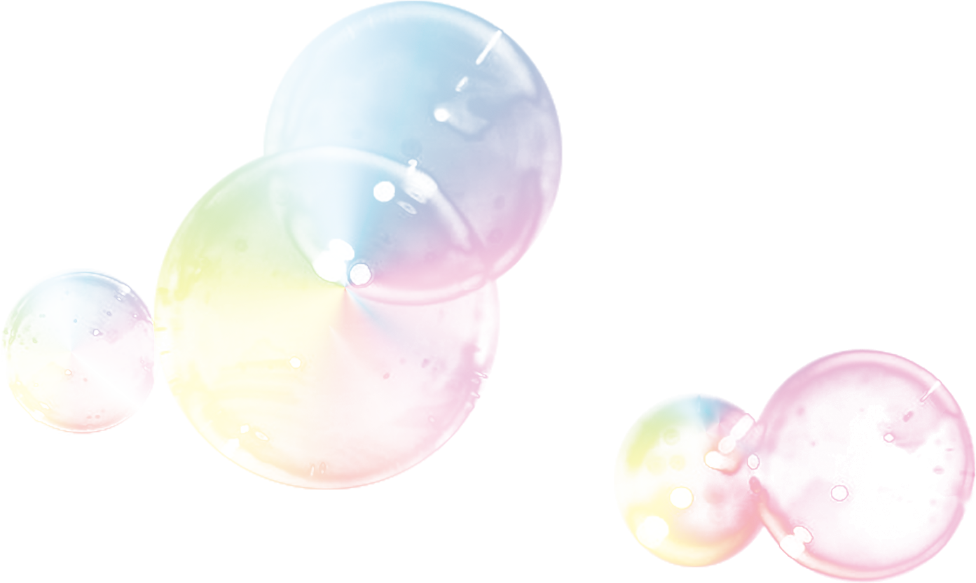 Bubble PNG. Set of realistic soap bubbles. Bubbles are located on