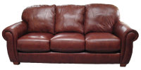 Brown sofa PNG image