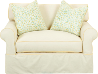 White sofa PNG image