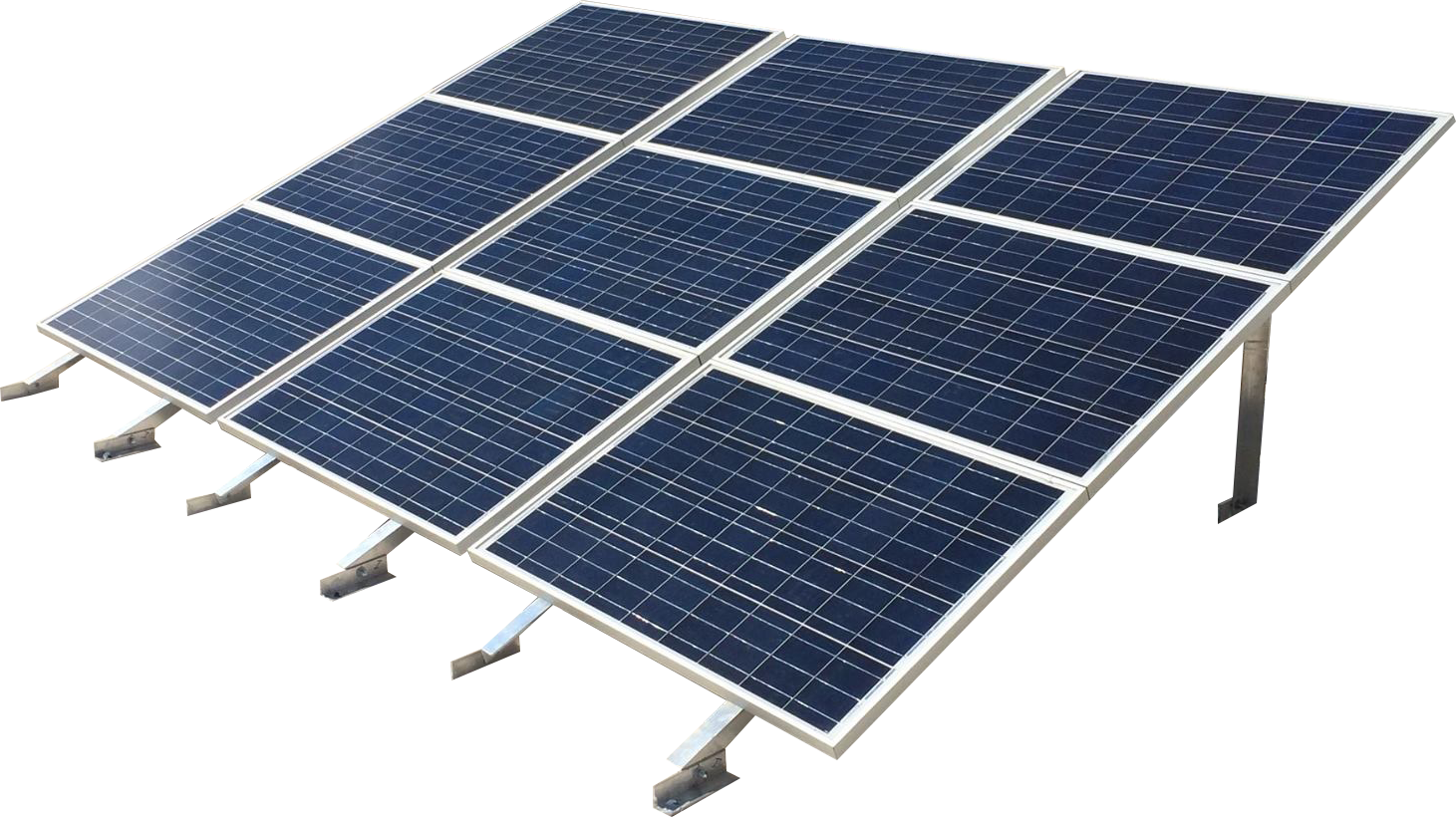 Solar panel PNG transparent image download, size 1461x820px