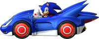 Sonic the Hedgehog car PNG