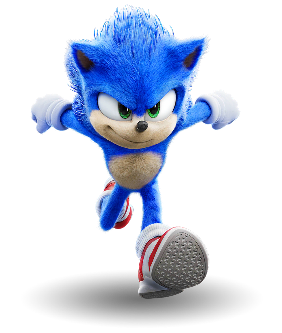 Sonic the Hedgehog in ring PNG transparent image download, size: 2282x1839px
