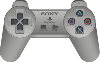 Sony Playstation gamepad PNG