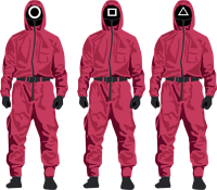 Squid Game guards PNG