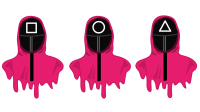 Squid Game guards PNG