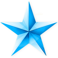 blue star PNG image