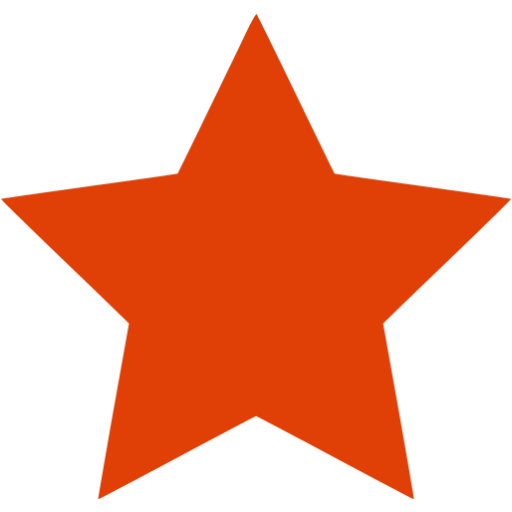 orange stars clipart