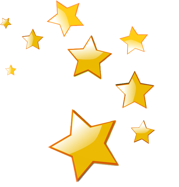 Stars PNG transparent image download, size: 621x648px