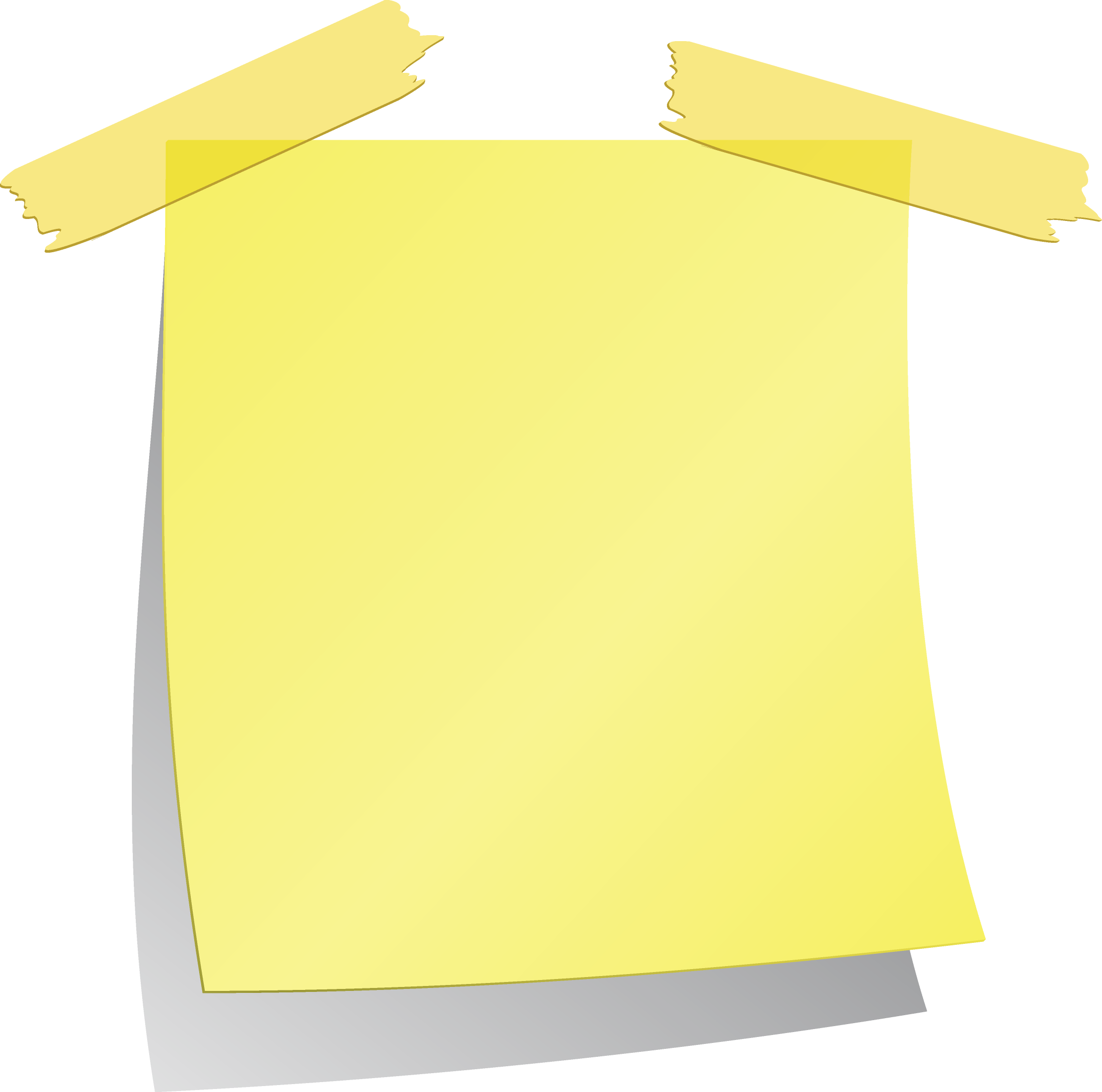 Sticky note PNG transparent image download, size 2224x2204px