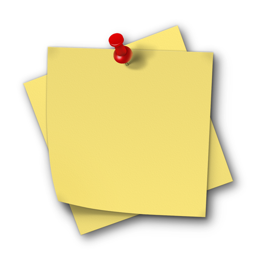 Sticky note PNG