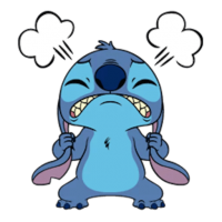 Stitch angry PNG