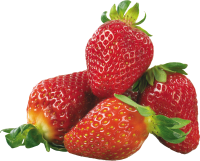 red strawberries PNG