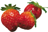 Strawberries photo PNG