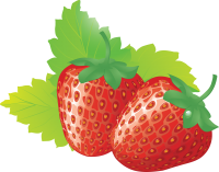 Strawberries PNG image