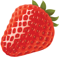 red strawberry PNG image